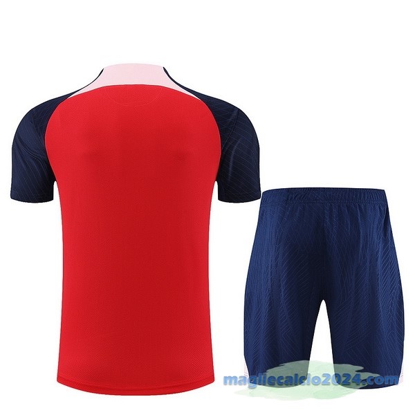 Formazione Set Completo Atlético Madrid 2023 2024 Rosso Azul Poco Prezzo