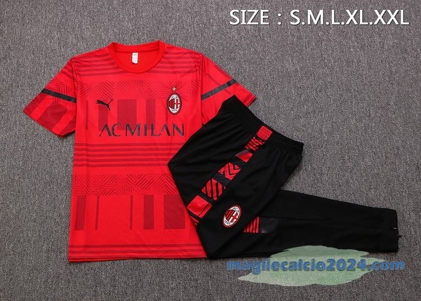 Formazione Set Completo Bambino AC Milan 2022 2023 Rosso I Nero Poco Prezzo