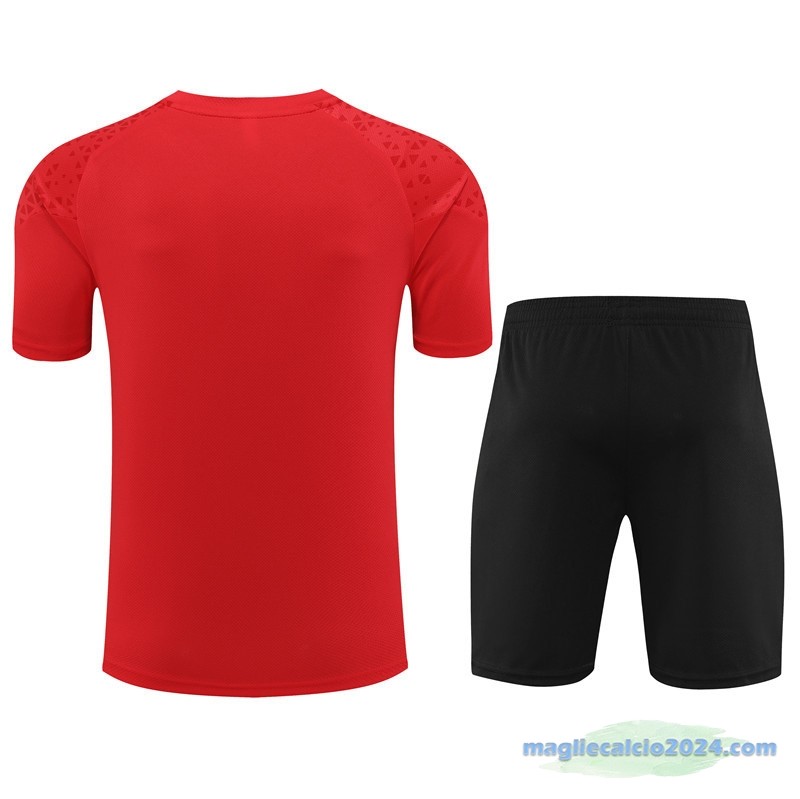 Formazione Set Completo Bambino AC Milan 2023 2024 Rosso Nero Poco Prezzo