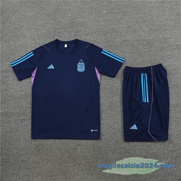 Formazione Set Completo Bambino Argentina 2023 Azul II Navy Poco Prezzo