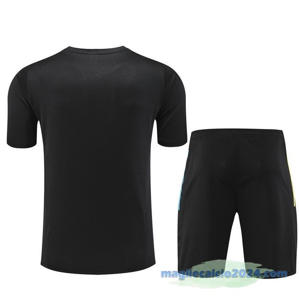 Formazione Set Completo Bambino Arsenal 2023 2024 Nero Giallo Poco Prezzo
