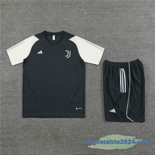 Formazione Set Completo Bambino Juventus 2023 2024 Grigio Verde Poco Prezzo