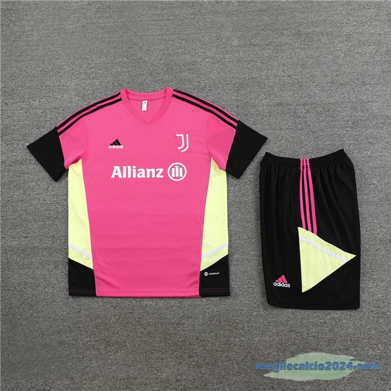 Formazione Set Completo Bambino Juventus 2023 2024 Rosa Nero Poco Prezzo