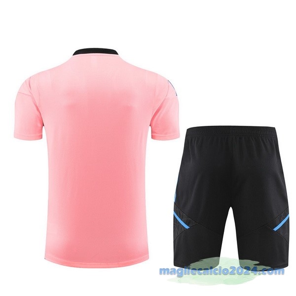Formazione Set Completo Bambino Manchester United 2022 2023 Rosa II Nero Poco Prezzo