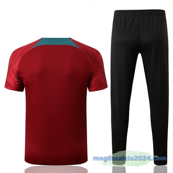Formazione Set Completo Bambino Portogallo 2022 Rosso Verde Nero Poco Prezzo