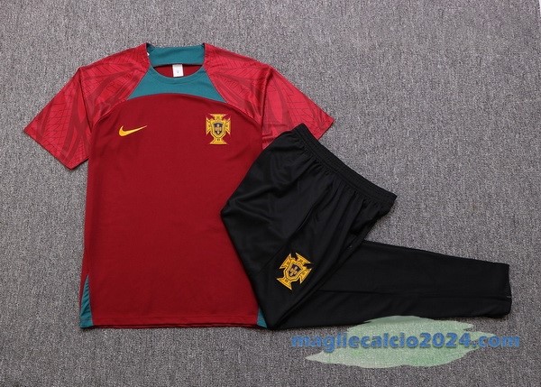 Formazione Set Completo Bambino Portogallo 2022 Rosso Verde Nero Poco Prezzo