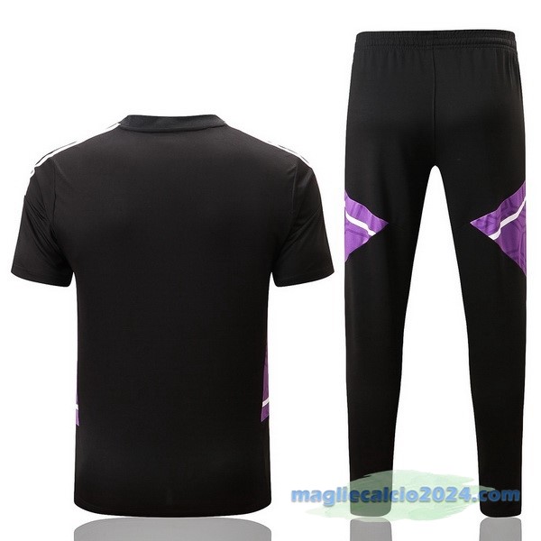 Formazione Set Completo Bambino Real Madrid 2022 2023 Nero Purpureo Bianco Poco Prezzo