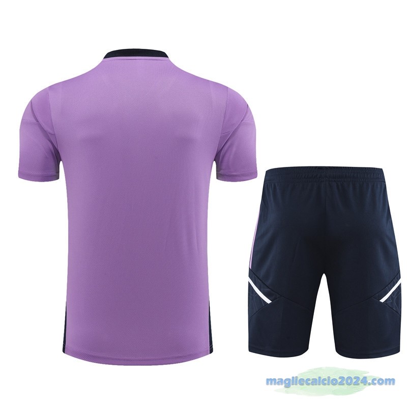 Formazione Set Completo Bambino Real Madrid 2022 2023 Purpureo Nero Poco Prezzo