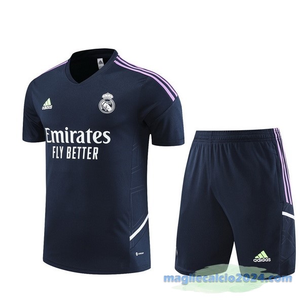 Formazione Set Completo Bambino Real Madrid 2023 2024 Azul Navy Poco Prezzo