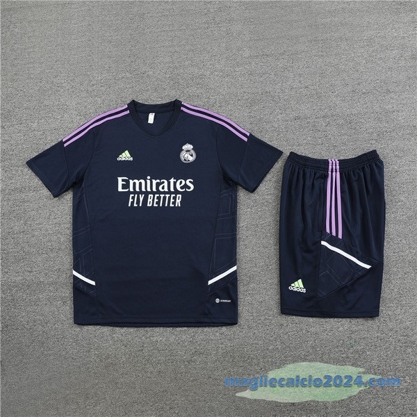 Formazione Set Completo Bambino Real Madrid 2023 2024 Azul Navy Poco Prezzo