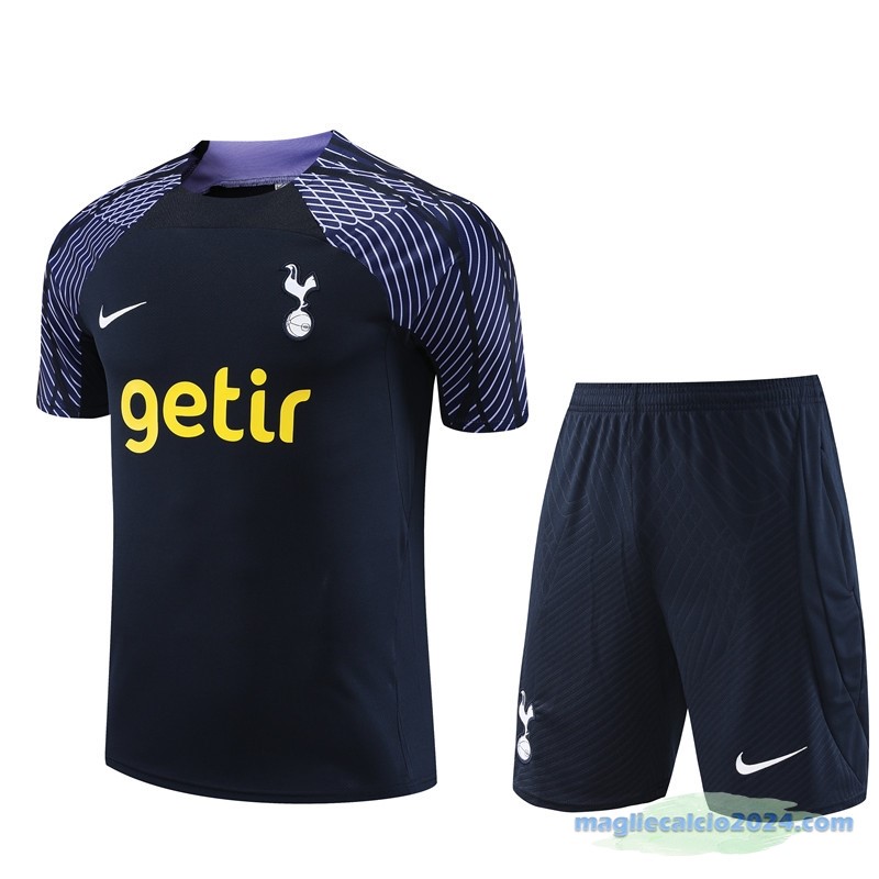 Formazione Set Completo Bambino Tottenham Hotspur 2023 2024 Azul Navy Purpureo Poco Prezzo
