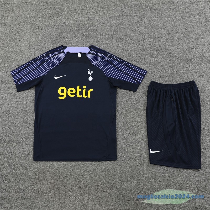 Formazione Set Completo Bambino Tottenham Hotspur 2023 2024 Azul Navy Purpureo Poco Prezzo
