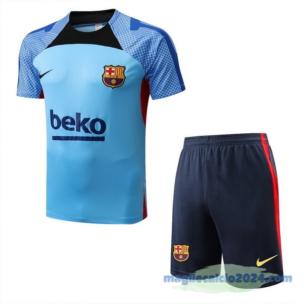 Formazione Set Completo Barcelona 2022 2023 Azul Nero Poco Prezzo