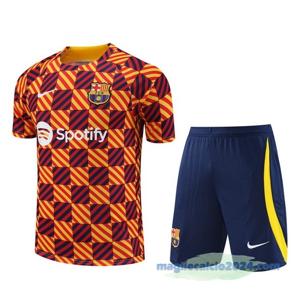 Formazione Set Completo Barcelona 2023 2024 Arancione Azul Poco Prezzo