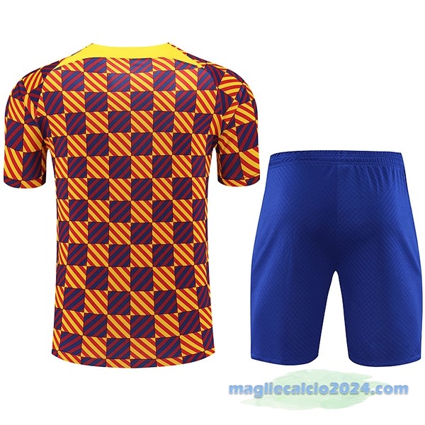 Formazione Set Completo Barcelona 2023 2024 Arancione I Azul Poco Prezzo