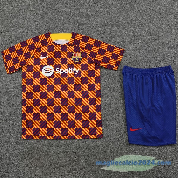 Formazione Set Completo Barcelona 2023 2024 Arancione I Azul Poco Prezzo