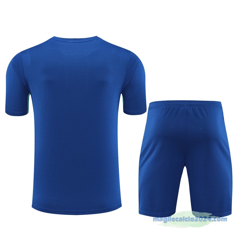 Formazione Set Completo Barcelona Bambino 2023 2024 Azul Verde Poco Prezzo