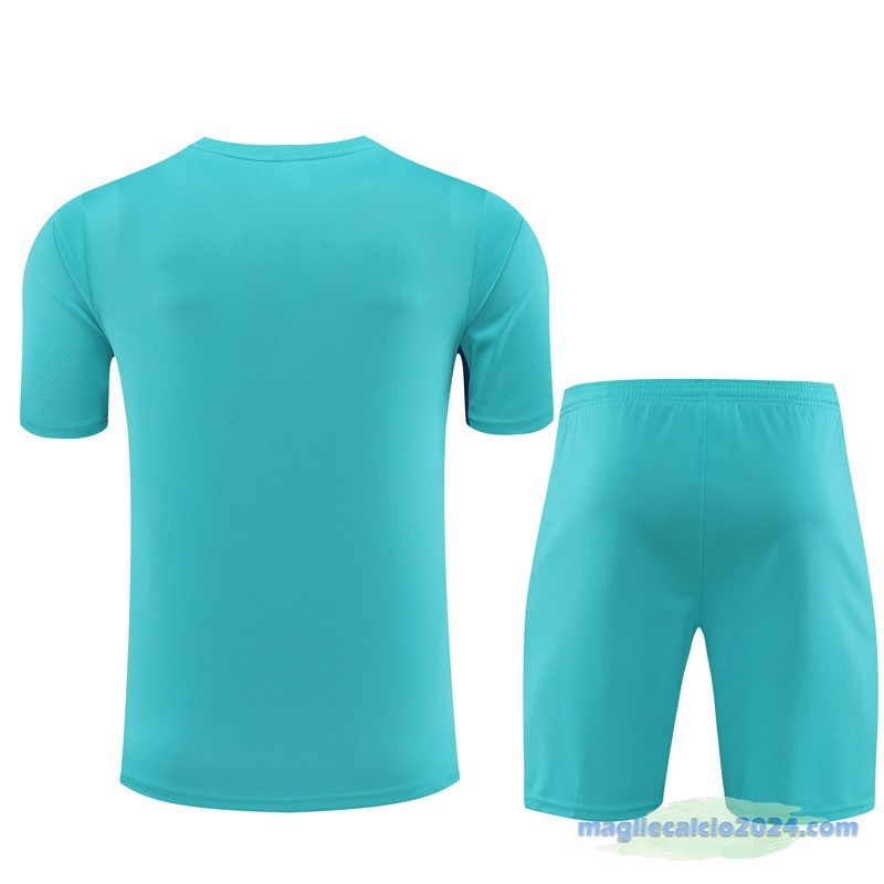 Formazione Set Completo Barcelona Bambino 2023 2024 Verde Azul Poco Prezzo