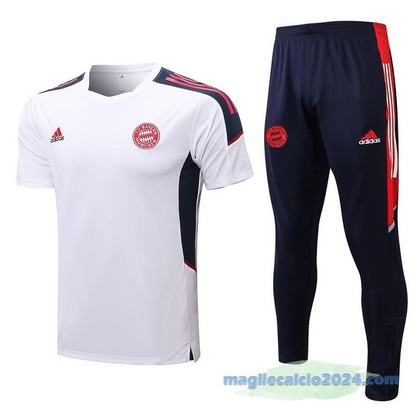 Formazione Set Completo Bayern Múnich 2022 2023 Bianco Rosso Nero Poco Prezzo