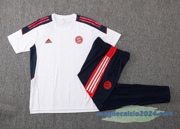 Formazione Set Completo Bayern Múnich 2022 2023 Bianco Rosso Nero Poco Prezzo