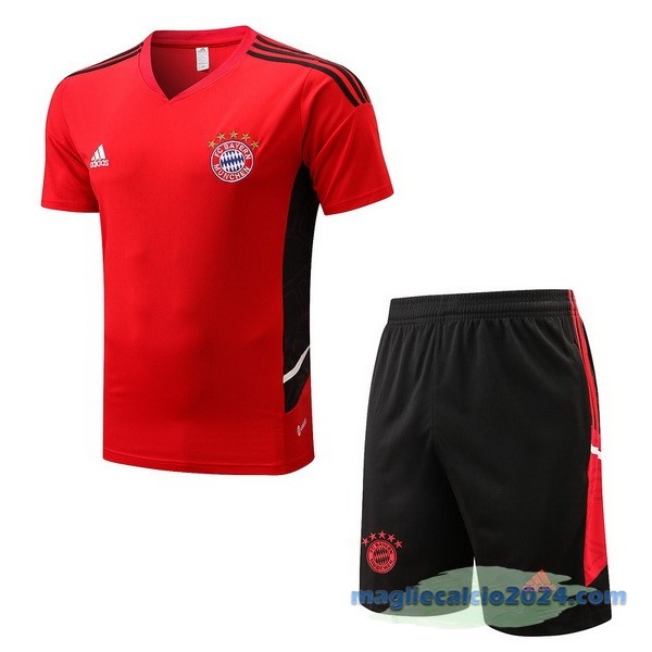 Formazione Set Completo Bayern Múnich 2022 2023 Rosso II Nero Poco Prezzo