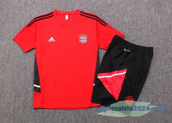 Formazione Set Completo Bayern Múnich 2022 2023 Rosso II Nero Poco Prezzo