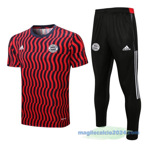 Formazione Set Completo Bayern Múnich 2022 2023 Rosso Nero Bianco Poco Prezzo