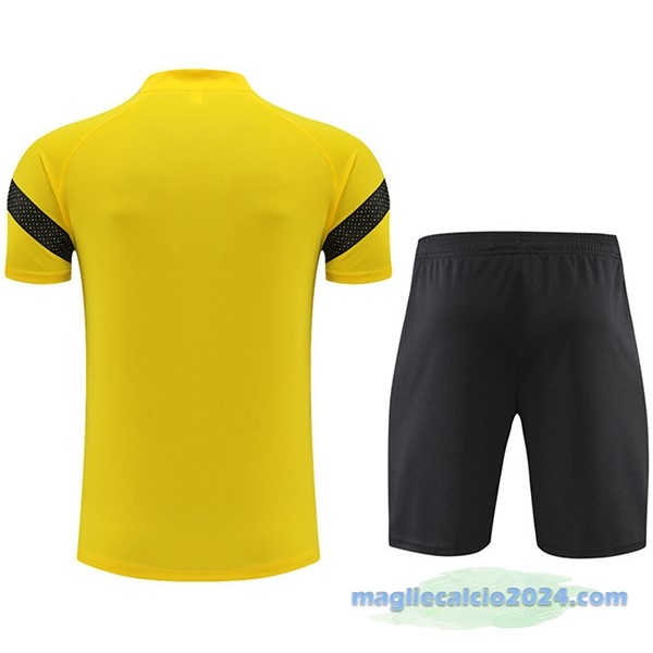 Formazione Set Completo Borussia Dortmund 2022 2023 Giallo II Nero Poco Prezzo