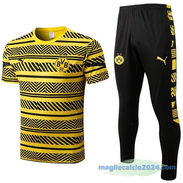 Formazione Set Completo Borussia Dortmund 2022 2023 Giallo I Nero Poco Prezzo
