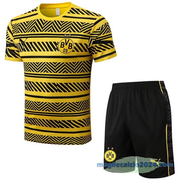 Formazione Set Completo Borussia Dortmund 2022 2023 Giallo Nero Poco Prezzo