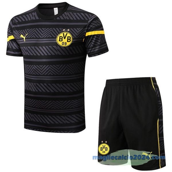 Formazione Set Completo Borussia Dortmund 2022 2023 Grigio I Giallo Poco Prezzo