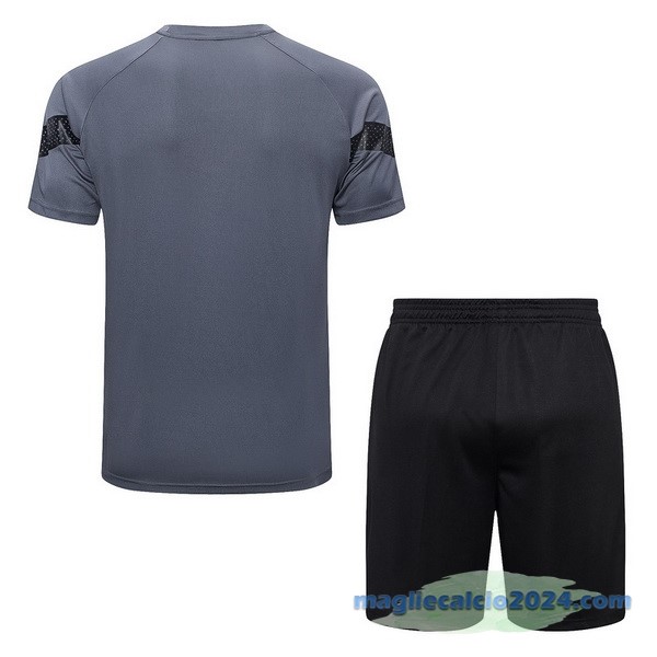 Formazione Set Completo Borussia Dortmund 2022 2023 Grigio I Nero Poco Prezzo
