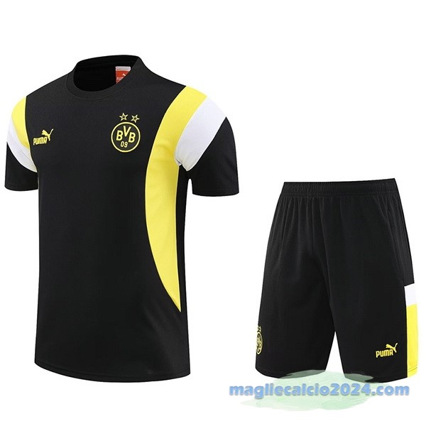 Formazione Set Completo Borussia Dortmund 2023 2024 Nero Giallo Poco Prezzo