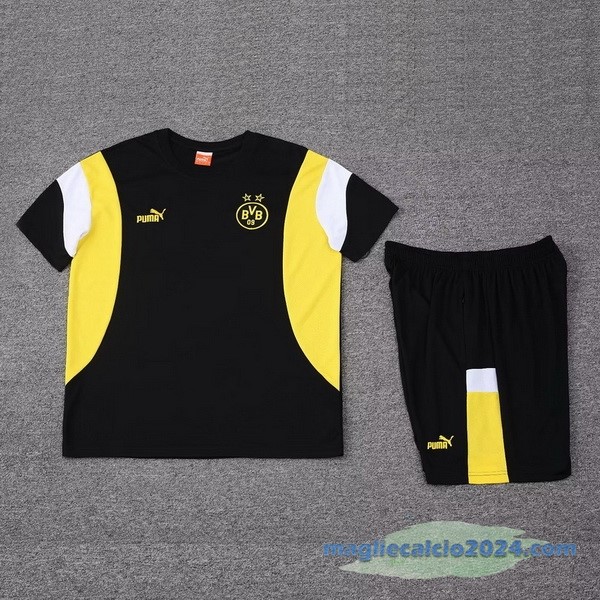 Formazione Set Completo Borussia Dortmund 2023 2024 Nero Giallo Poco Prezzo