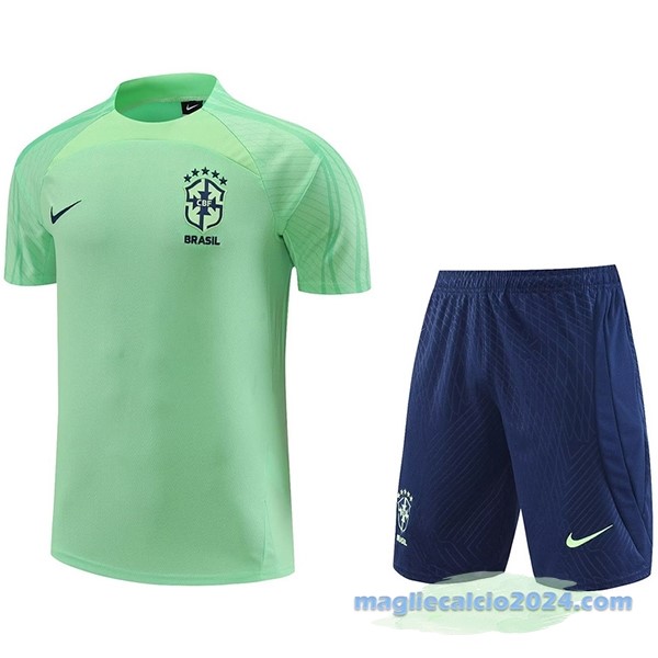 Formazione Set Completo Brasile 2023 Verde Azul Poco Prezzo