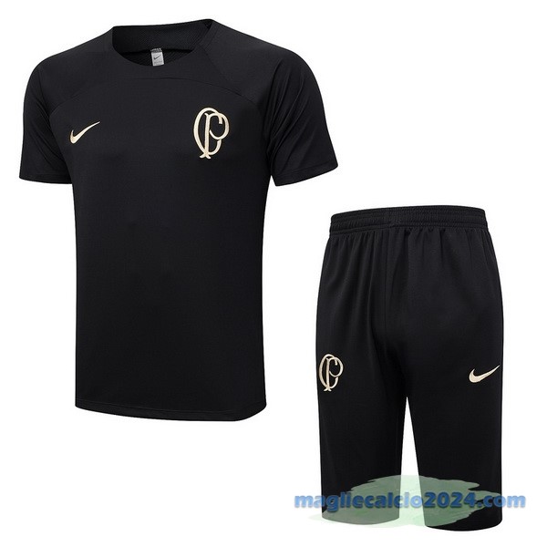 Formazione Set Completo Corinthians Paulista 2023 2024 Nero Poco Prezzo