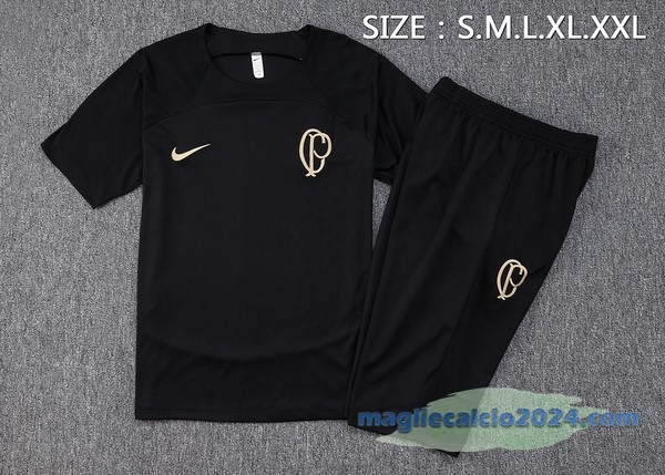 Formazione Set Completo Corinthians Paulista 2023 2024 Nero Poco Prezzo