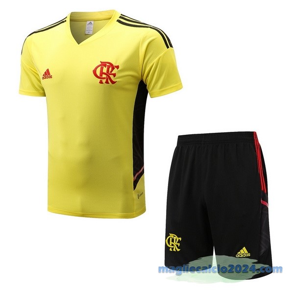 Formazione Set Completo Flamengo 2022 2023 Giallo I Nero Poco Prezzo
