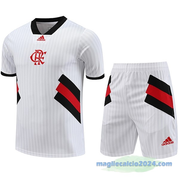 Formazione Set Completo Flamengo 2023 2024 Bianco Nero Poco Prezzo