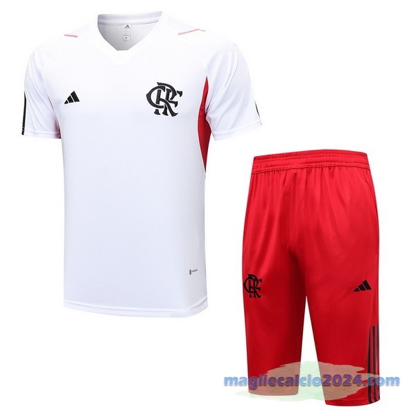 Formazione Set Completo Flamengo 2023 2024 Rosso Bianco Poco Prezzo