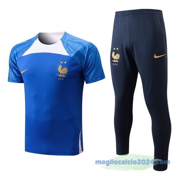 Formazione Set Completo Francia 2022 Azul Bianco Poco Prezzo