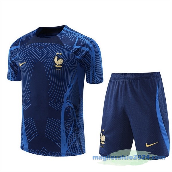 Formazione Set Completo Francia 2022 Azul II Navy Poco Prezzo