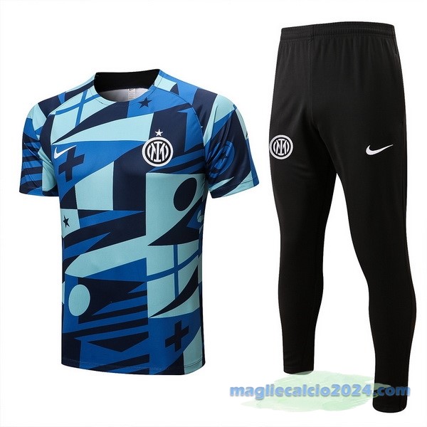 Formazione Set Completo Inter Milán 2022 2023 Azul Nero Poco Prezzo