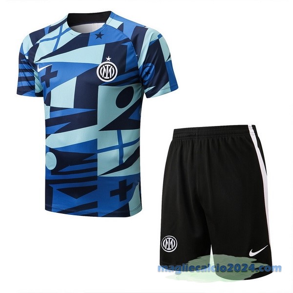 Formazione Set Completo Inter Milán 2022 2023 Azul Verde Nero Poco Prezzo