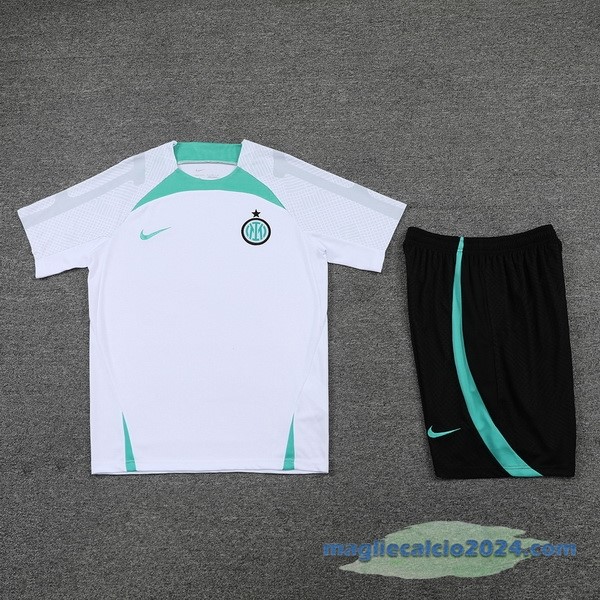 Formazione Set Completo Inter Milán 2022 2023 Bianco Verde Poco Prezzo
