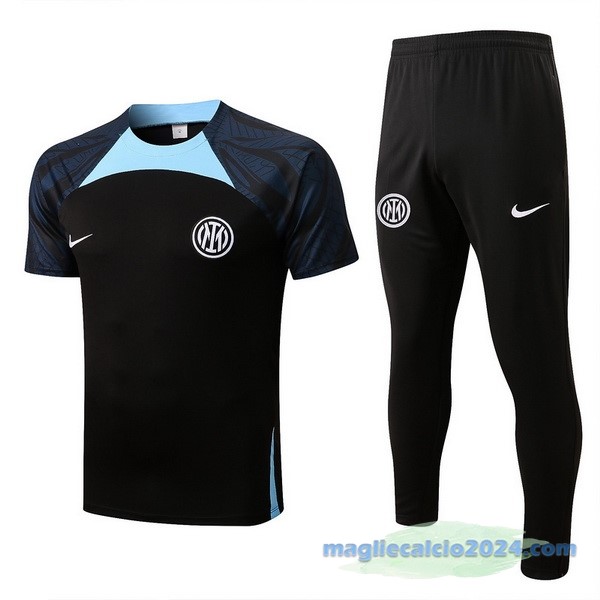 Formazione Set Completo Inter Milán 2022 2023 Nero Azul Poco Prezzo