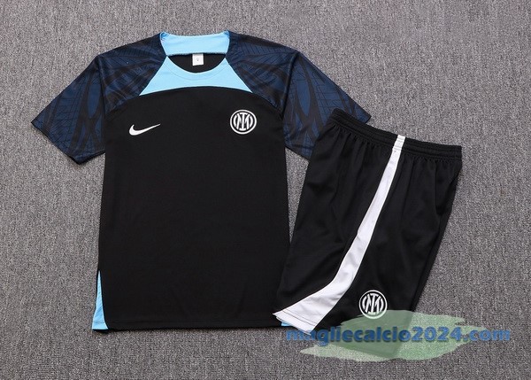 Formazione Set Completo Inter Milán 2022 2023 Nero I Azul Poco Prezzo