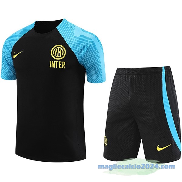 Formazione Set Completo Inter Milán 2023 2024 Azul I Nero Poco Prezzo