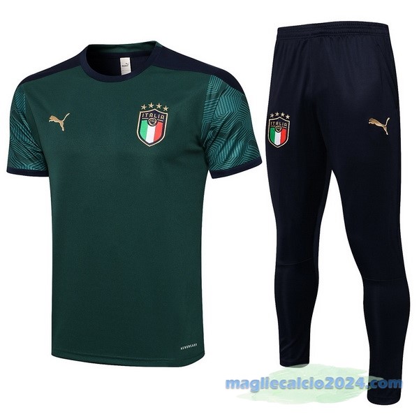 Formazione Set Completo Italia 2021 Verde Poco Prezzo