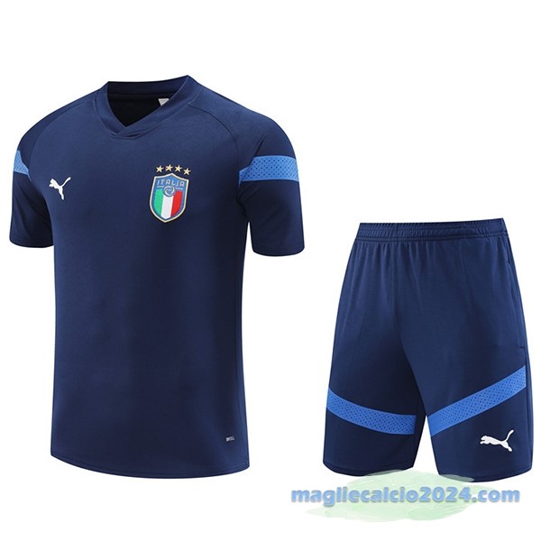 Formazione Set Completo Italia 2022 Azul Navy Poco Prezzo